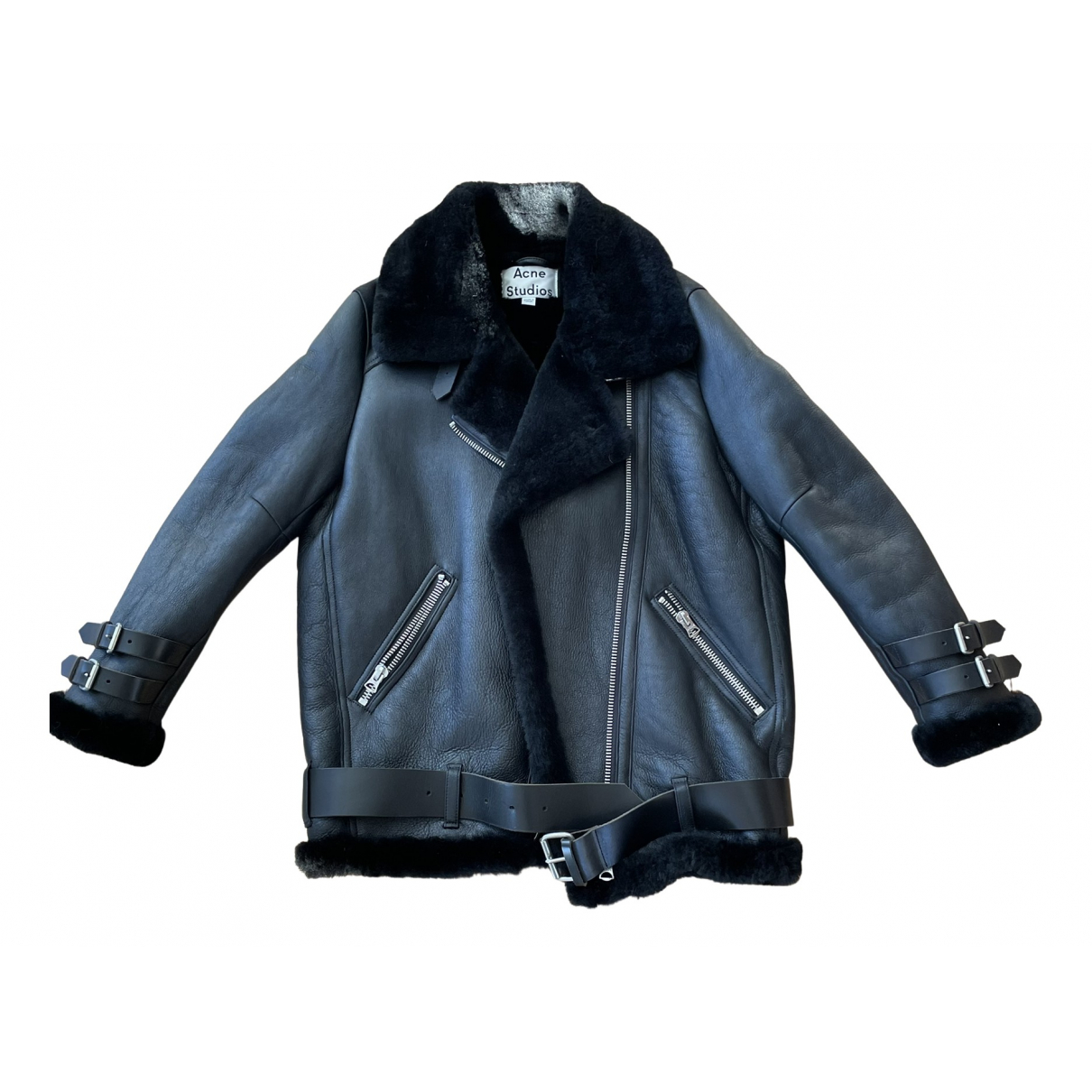 Velocite leather biker jacket Acne 