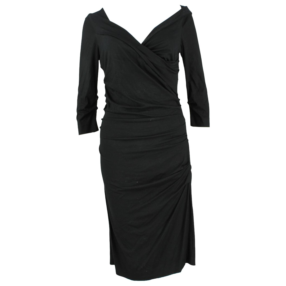 Dress Diane Von Furstenberg Black size M International in ...