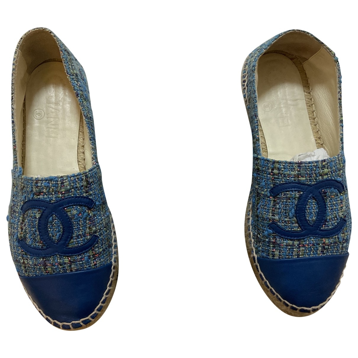 Cloth espadrilles Chanel Blue size 37 