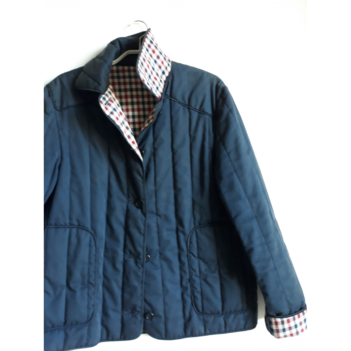 Jacket Aquascutum Blue size 42 IT in 