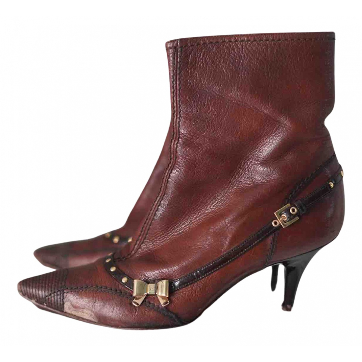 Leather ankle excellence boots NEW before selling