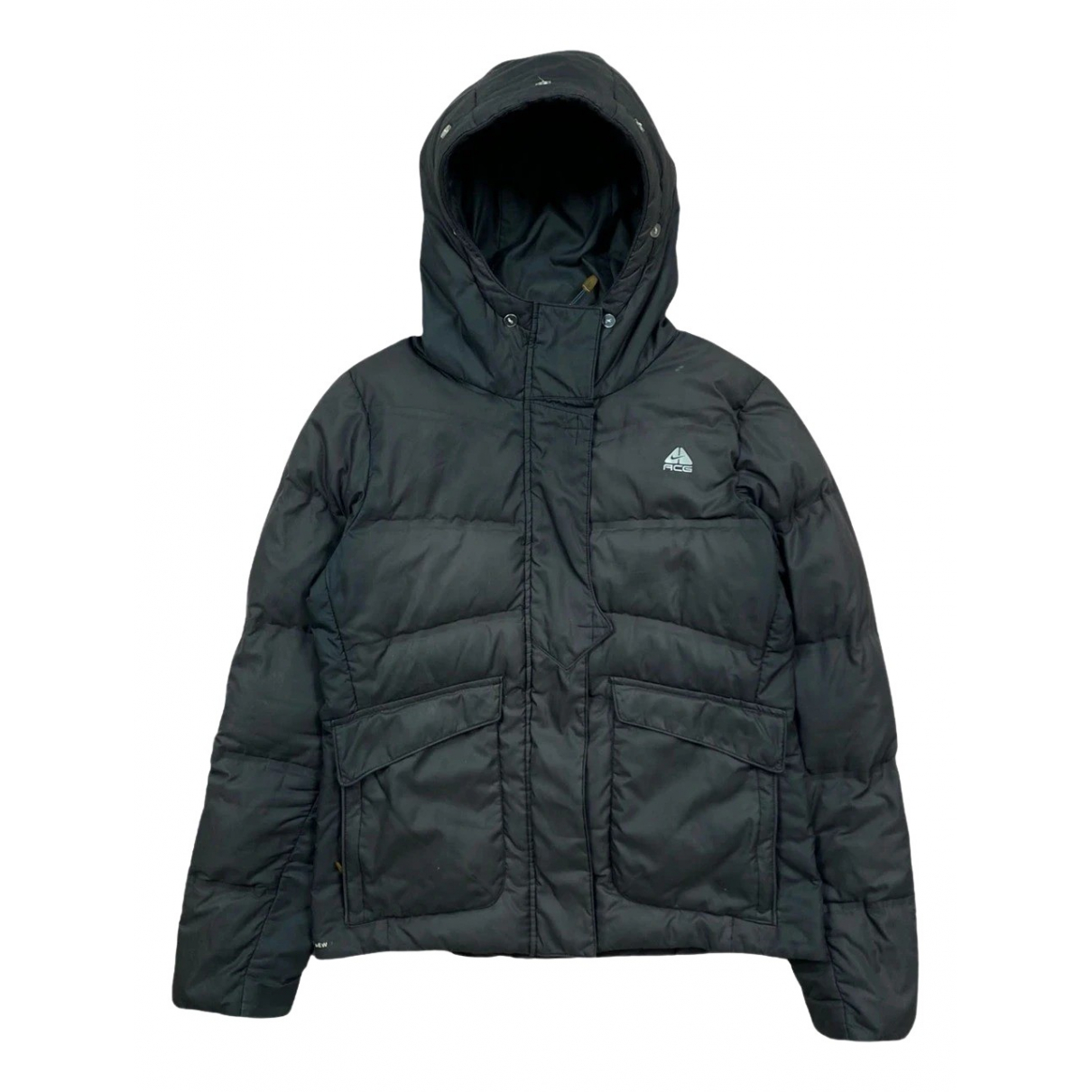 Nike ACG - Coat Polyester Grey Plain for Men - Second Hand Coat, Very Good Condition