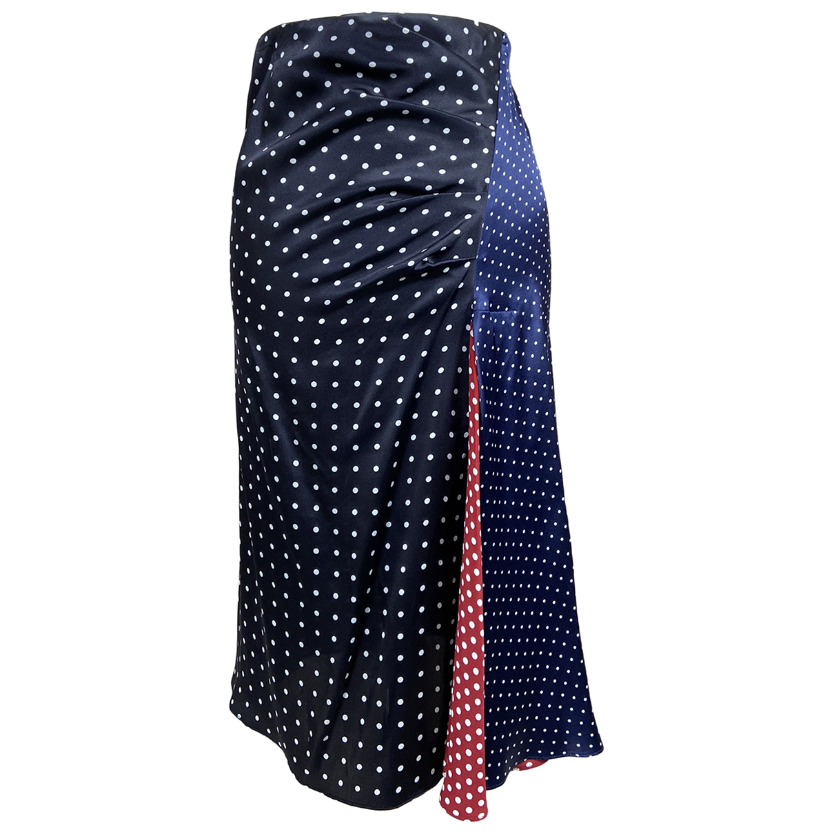 Silk OFFicial mid-length skirt Now free shipping