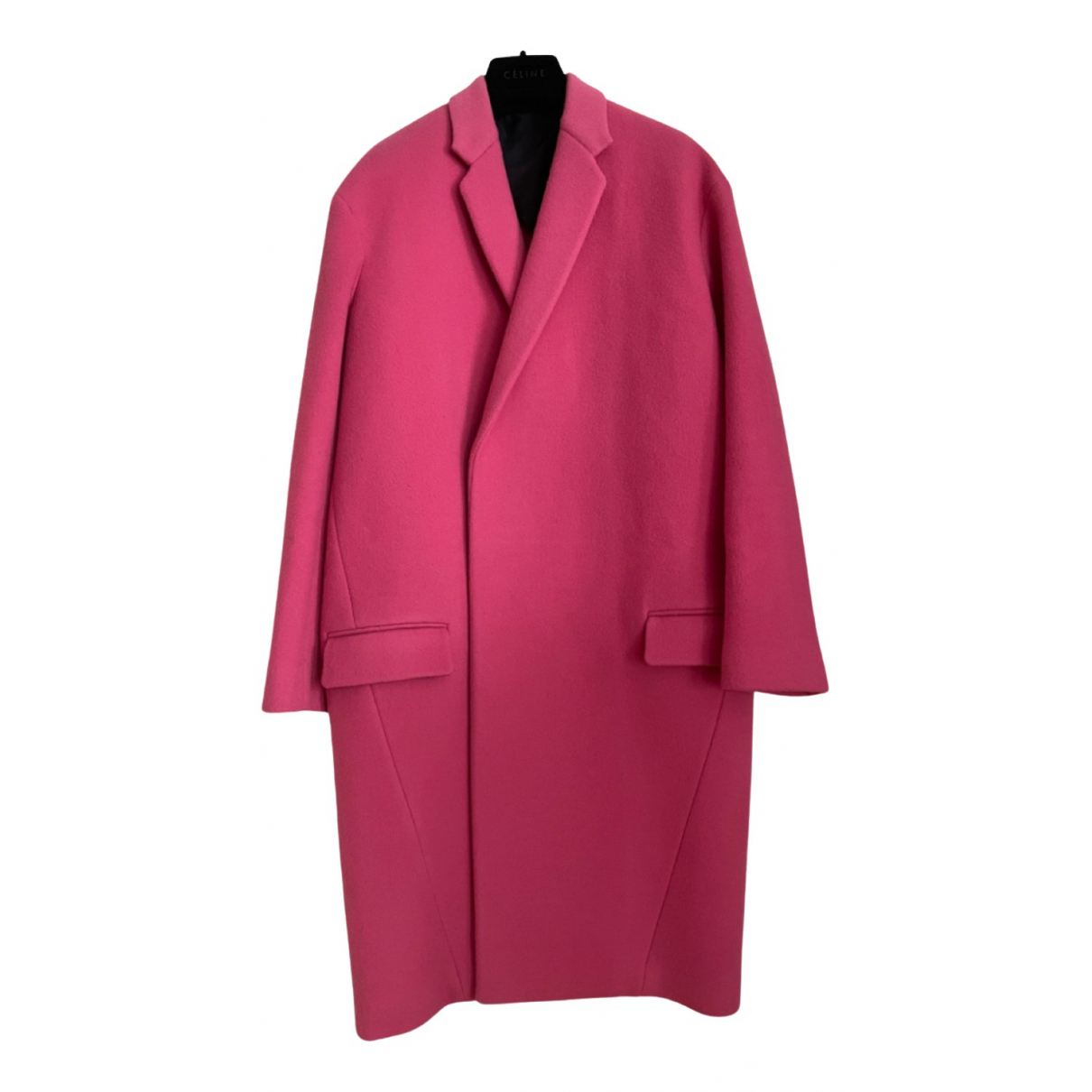 celine pink coat