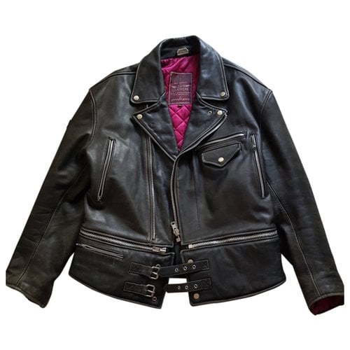 Pre-owned Lewis Leathers Leather Jacket In Brown