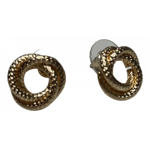 Pre-owned Liv Oliver Earrings In Gold
