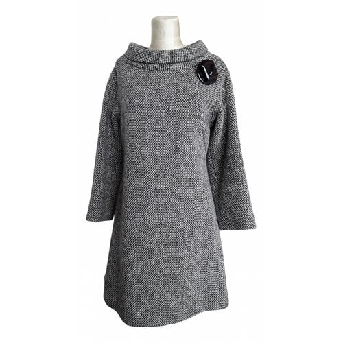 Pre-owned Iriã© Wool Dress In Grey