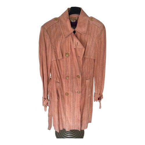 Pre-owned Asprey Of London Trench Coat In Pink