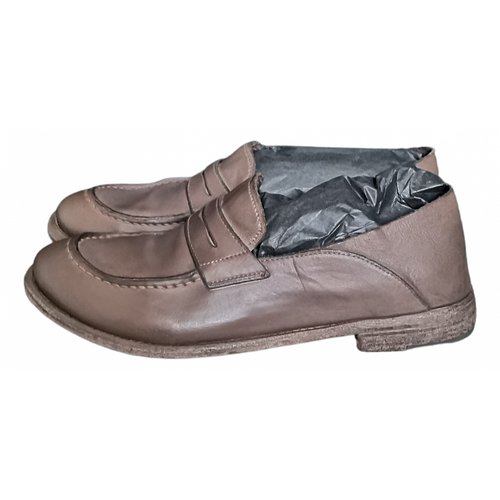 Pre-owned Officine Creative Leather Flats In Camel