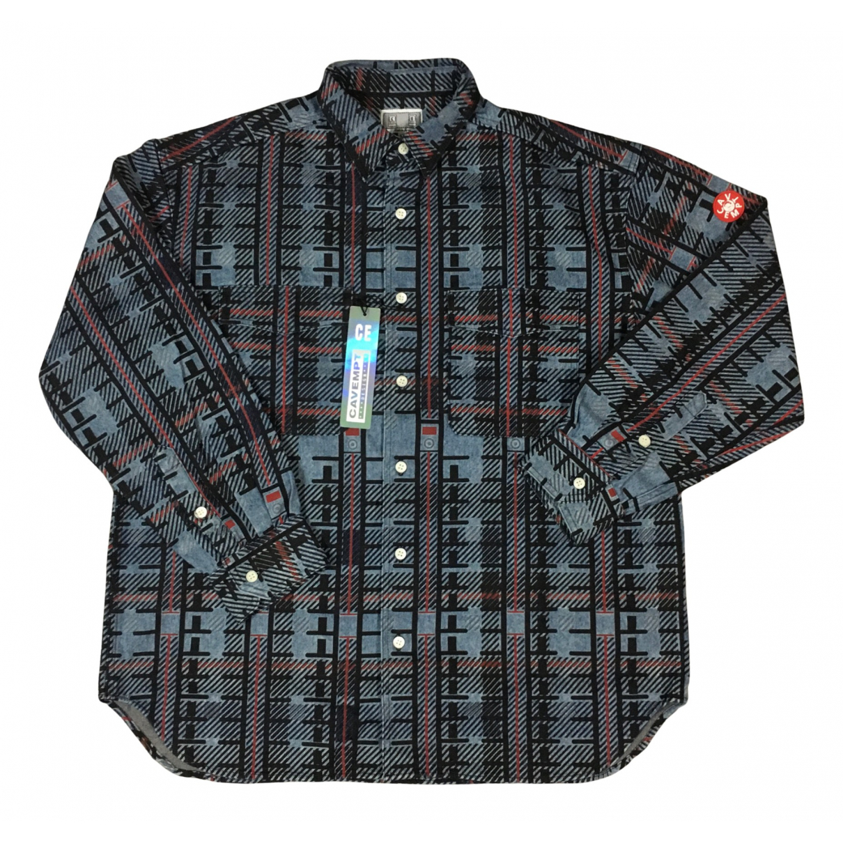 Cav Empt Indigo Ziggurat Shirt (2015SS)