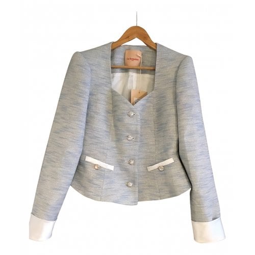 Pre-owned La Semaine Suit Jacket In Blue