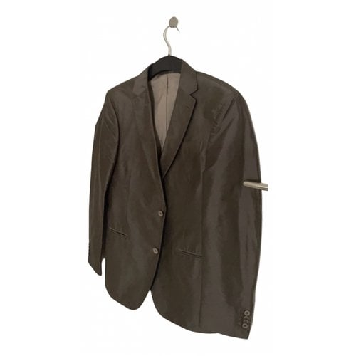 Pre-owned Alessandrini Silk Suit In Grey