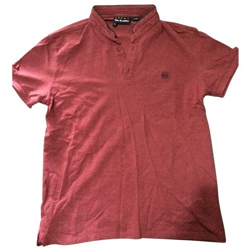 Pre-owned The Kooples Burgundy Cotton Polo Shirt
