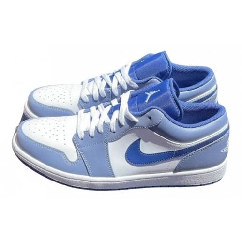 Pre-owned Jordan 1 Cloth Low Trainers In Blue