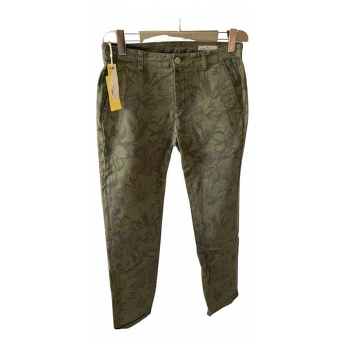 Pre-owned Alessandrini Trousers In Green