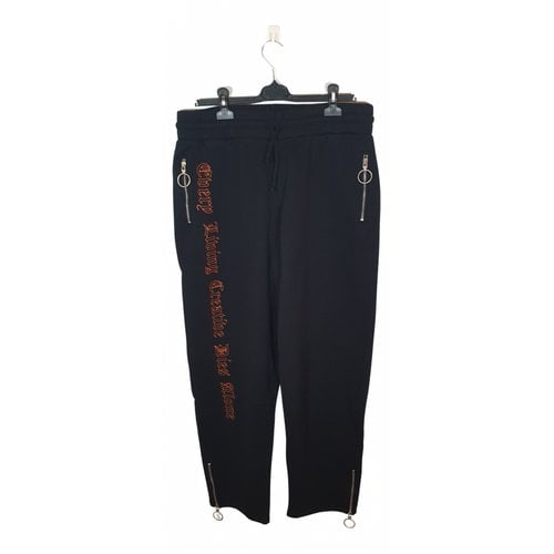 Pre-owned Off White X Vlone Trousers In Black