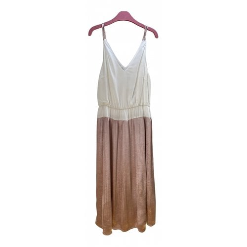 Pre-owned Mioh Mid-length Dress In Metallic