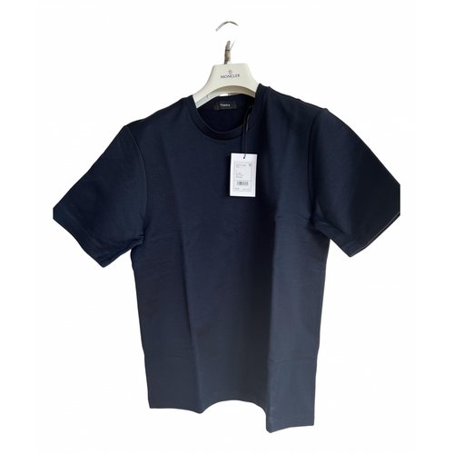 Pre-owned Theory T-shirt In Navy