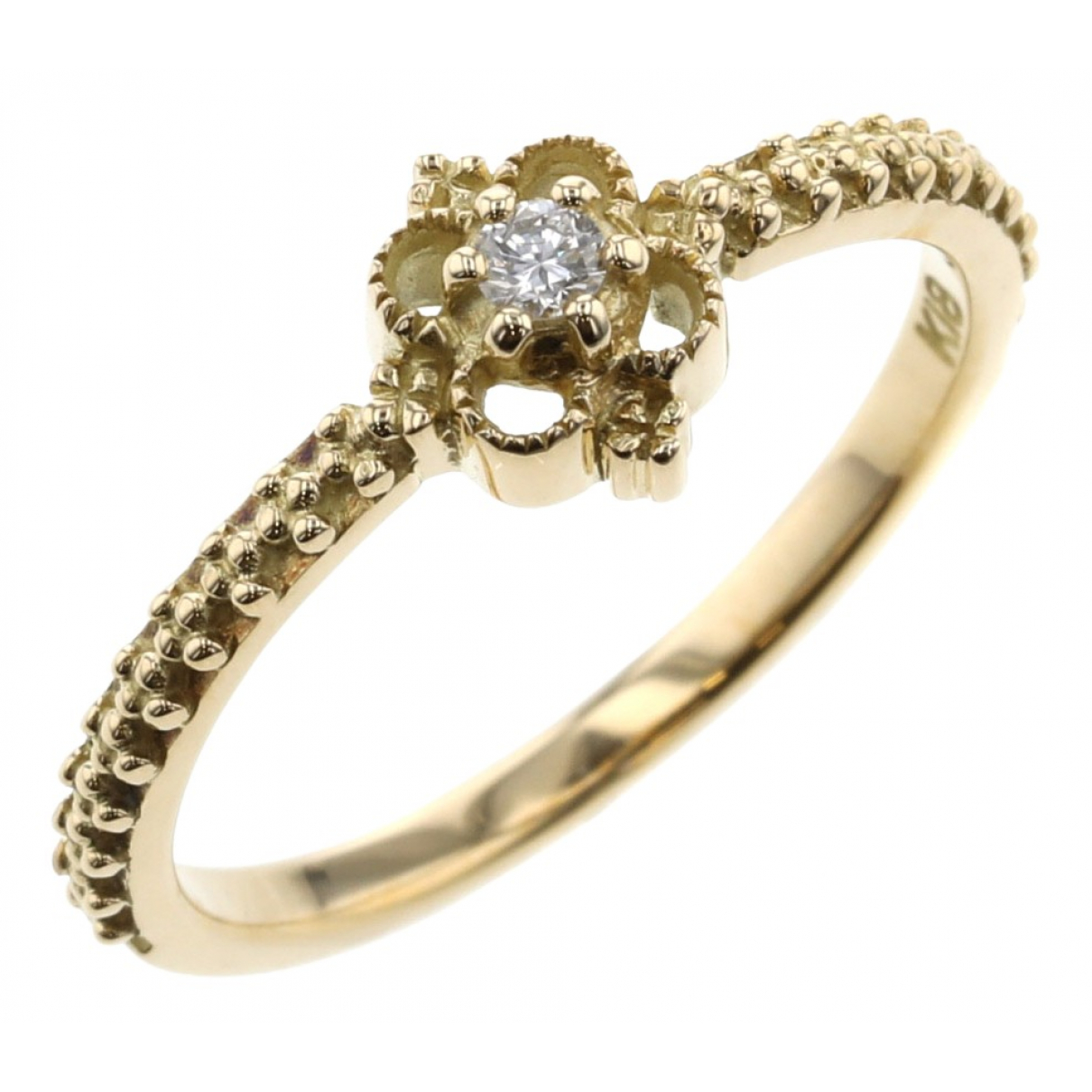 Ahkah Yellow gold ring