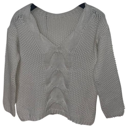 Pre-owned Victoria Cardigan In White