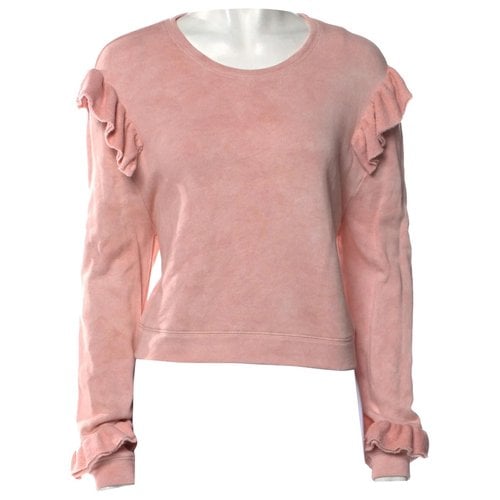Pre-owned Loveshackfancy Sweatshirt In Pink