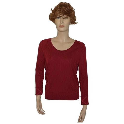 Pre-owned Burberry Cashmere Jumper In Red