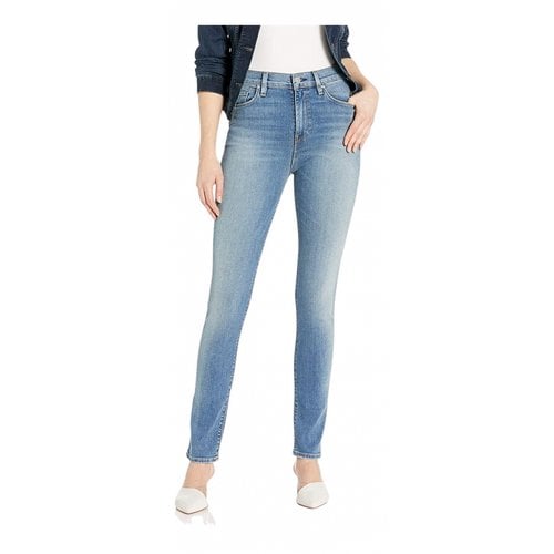 Pre-owned Hudson Slim Jeans In Other