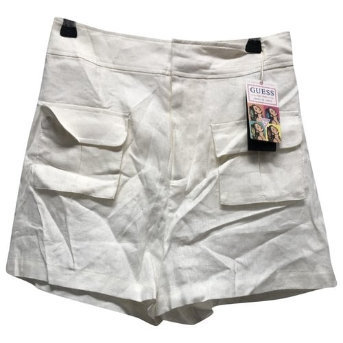 Pre-owned Guess Shorts In White