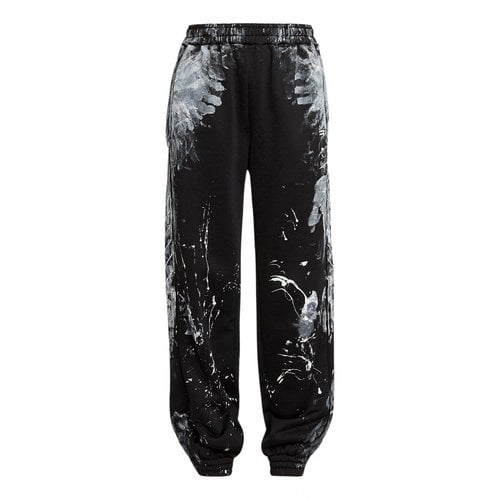 Pre-owned Balenciaga Trousers In Black