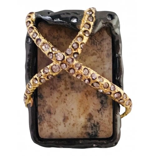 Pre-owned Alexis Bittar Ring In Black