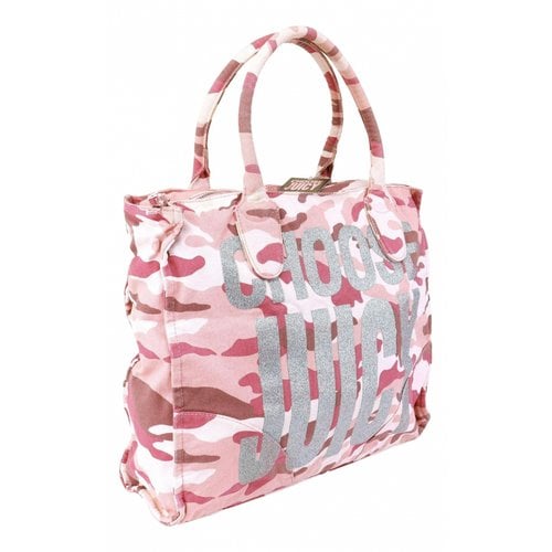 Pre-owned Juicy Couture Cloth Tote In Pink