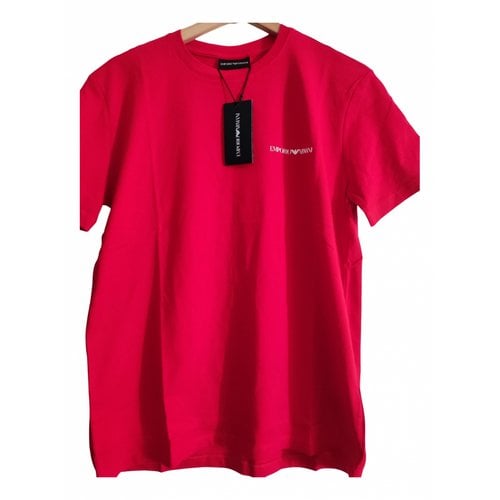 Pre-owned Emporio Armani T-shirt In Red