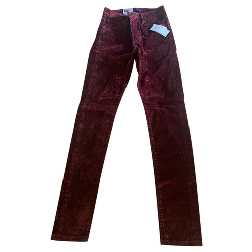 Pre-owned Levi's Slim Jeans In Red
