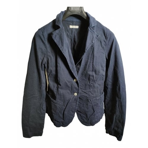Pre-owned Sand Suit Jacket In Navy