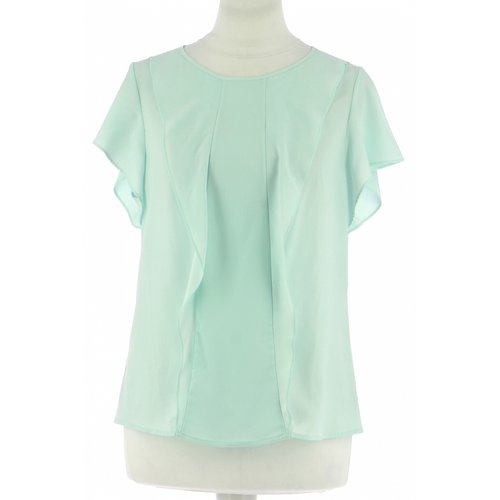 Pre-owned Claudie Pierlot T-shirt In Turquoise