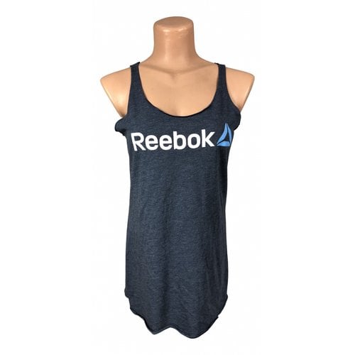 Pre-owned Reebok T-shirt In Anthracite