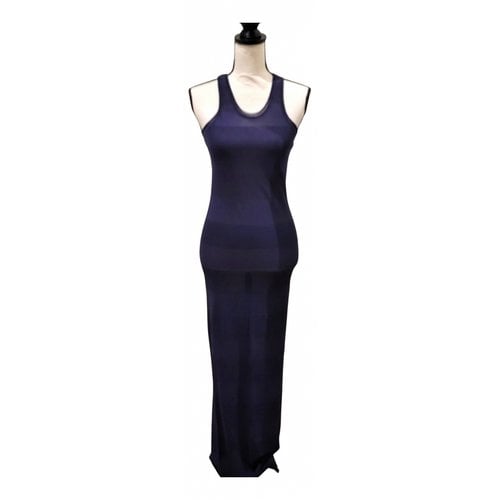 Pre-owned Alexander Wang T Maxi Dress In Blue