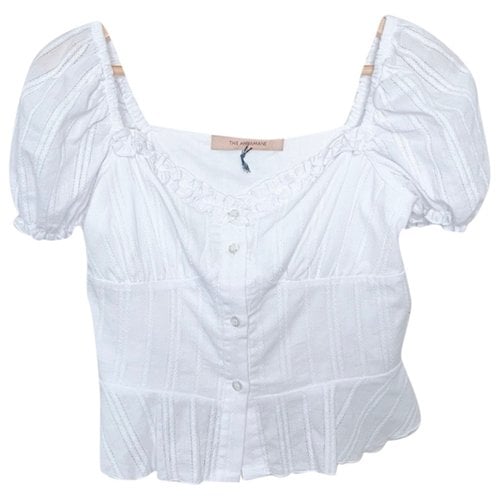 Pre-owned The Andamane Blouse In White