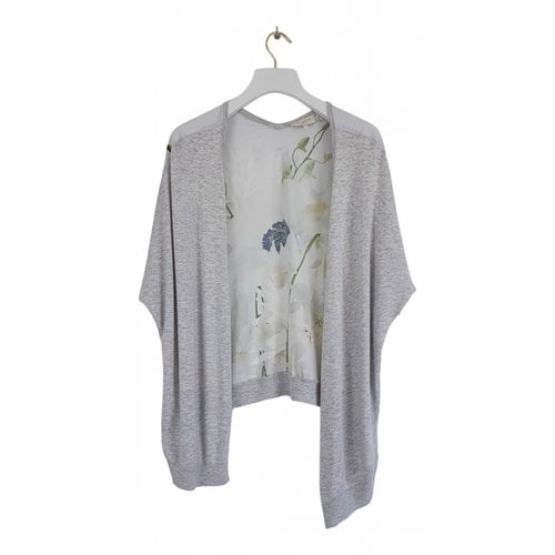 Pre-owned Ted Baker Cardigan In Grey