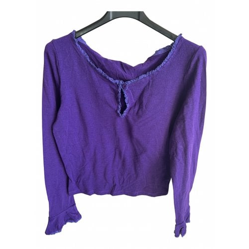 Pre-owned Moschino Cheap And Chic Wool Jumper In Purple