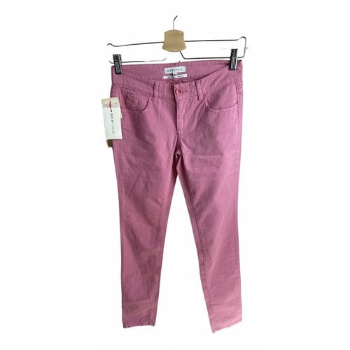 Pre-owned See By Chloé Straight Pants In Pink