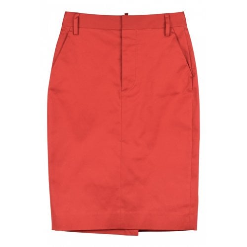 Pre-owned Dsquared2 Mid-length Skirt In Red