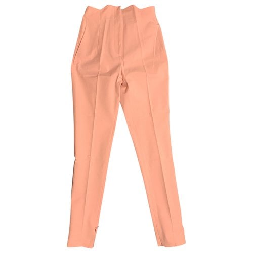 Pre-owned La Perla Trousers In Pink