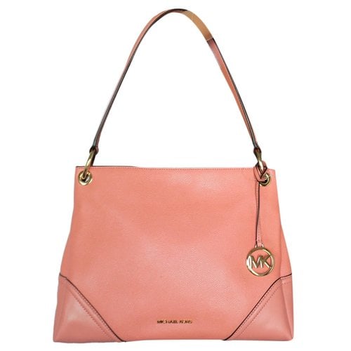Pre-owned Michael Kors Leather Tote In Pink