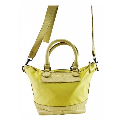 Pre-owned Liebeskind Leather Crossbody Bag In Yellow