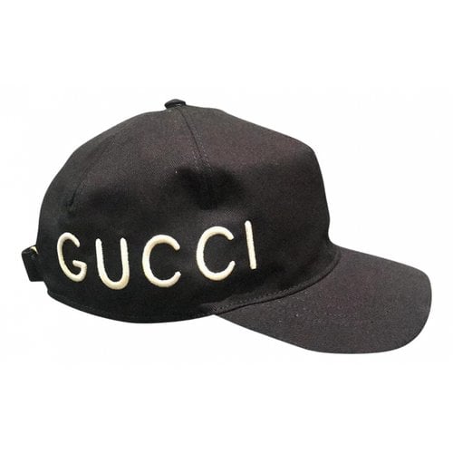 Pre-owned Gucci Cap In Black