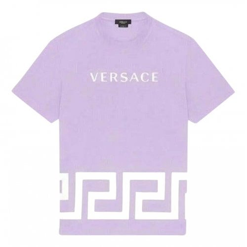 Pre-owned Versace T-shirt In Purple