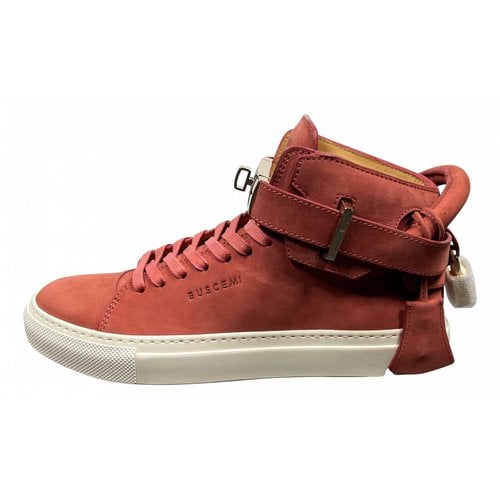 Pre-owned Buscemi Trainers In Red