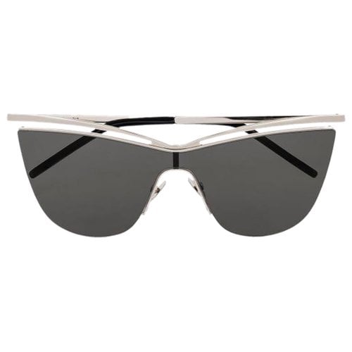 Pre-owned Saint Laurent Sunglasses In Silver