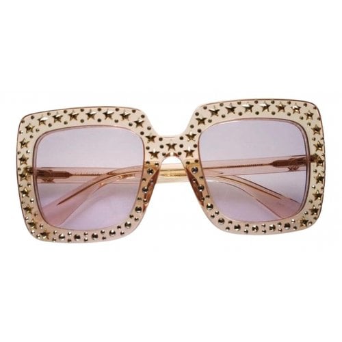 Pre-owned Gucci Sunglasses In Pink